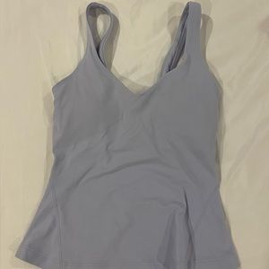 Lululemon waist length align tank size 0 pastel blue